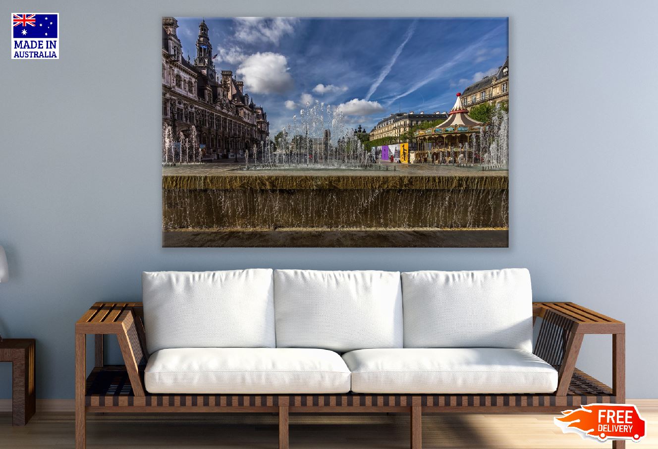 Hôtel de Ville in Paris Photograph Print 100% Australian Made