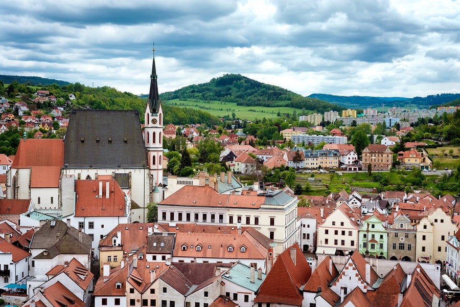 St. Vitus Church in Cesky Krumlov Prague Print 100% Australian Made