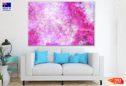 Pink & Purple Smoke Abstract Design Print 100% Australian Made