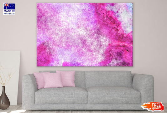 Pink & Purple Smoke Abstract Design Print 100% Australian Made