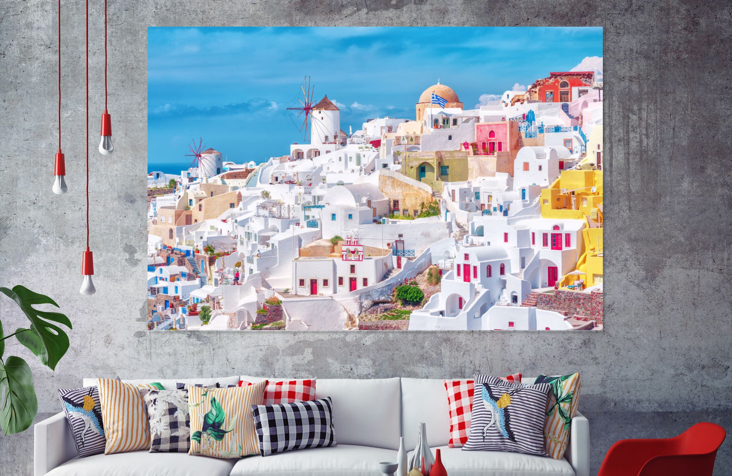 Santorini Greece Print 100% Australian Made