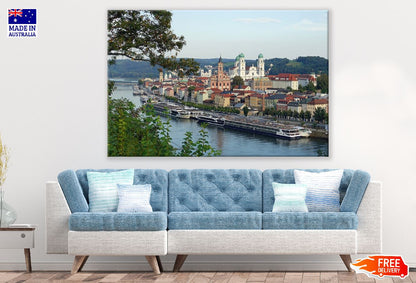 Passau in Bavaria, Germany Skyline Photograph Print 100% Australian Made