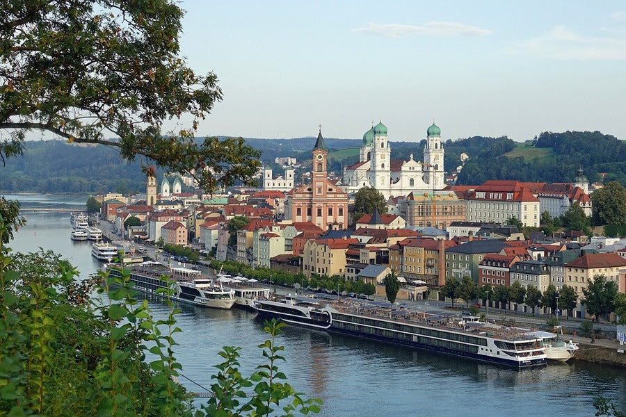 Passau in Bavaria, Germany Skyline Photograph Print 100% Australian Made