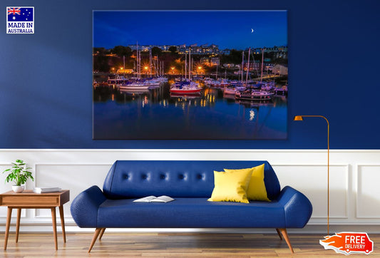 Port Coity Night View Photograph Print 100% Australian Made