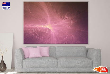 Rose Pink Digital Abstract Design Print 100% Australian Made