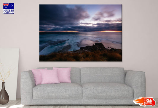 Pearses Beach & Clouds Photograph Print 100% Australian Made
