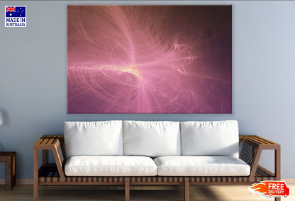 Rose Pink Digital Abstract Design Print 100% Australian Made