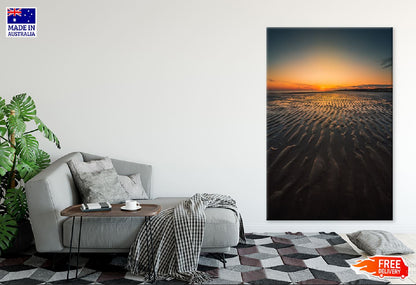 Mesmerizing Seascape Sunset View Photograph Print 100% Australian Made