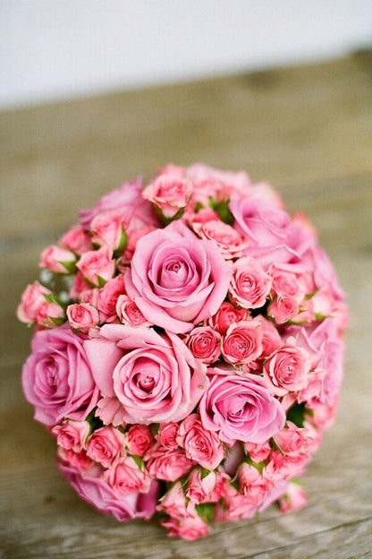 Rose Round Bouquet of Flowers Photograph Print 100% Australian Made