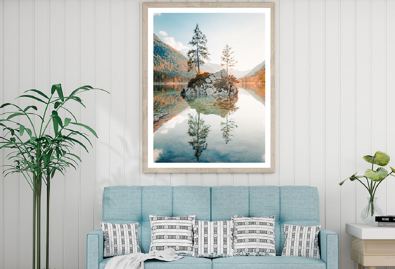 Lake Hintersee at Sunset Scenery Photograph Home Decor Premium Quality Poster Print Choose Your Sizes