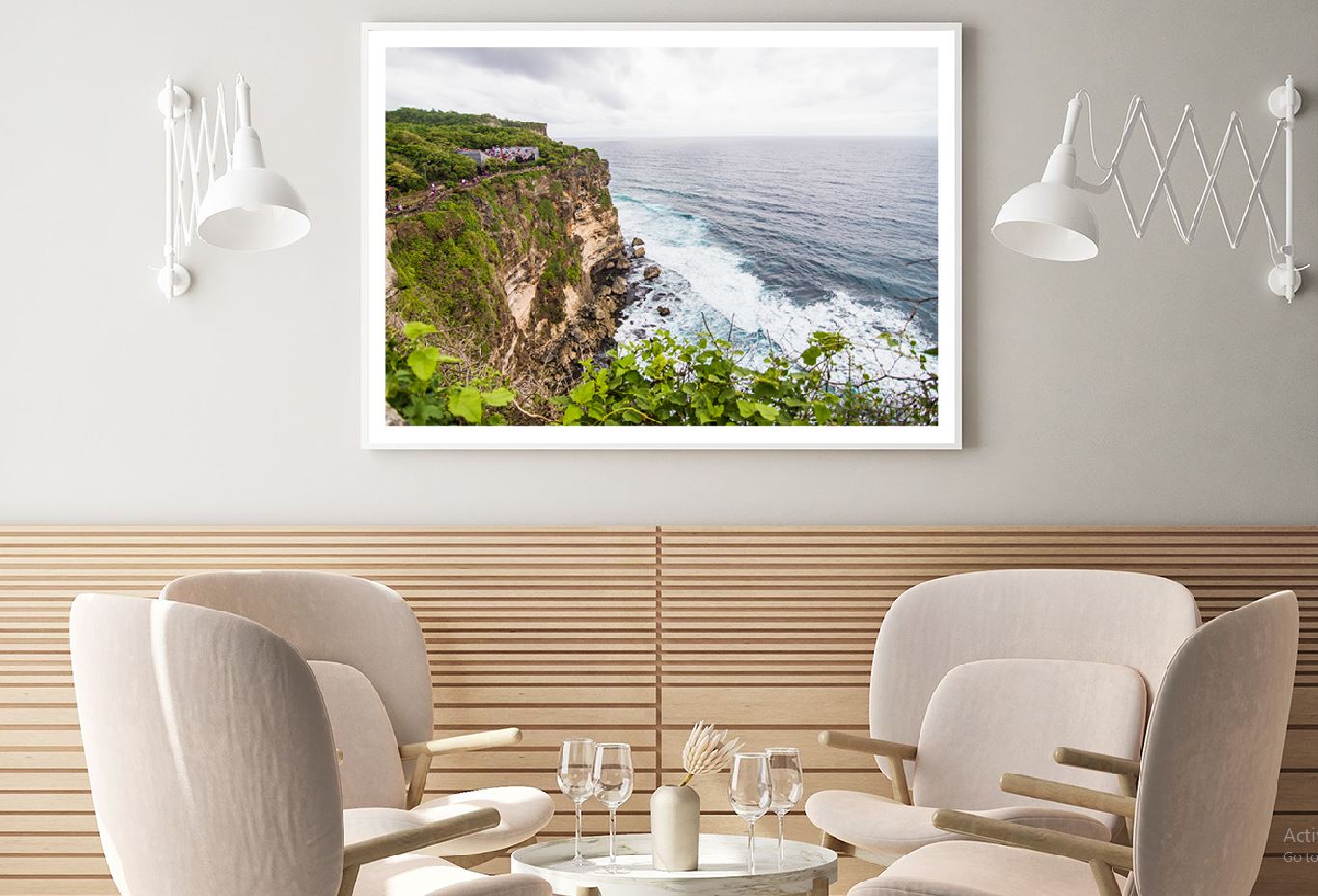Uluwatu Temple Rock & Sea View Photograph Home Decor Premium Quality Poster Print Choose Your Sizes
