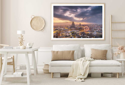 Brussels Belgium Cityscape View Photograph Home Decor Premium Quality Poster Print Choose Your Sizes