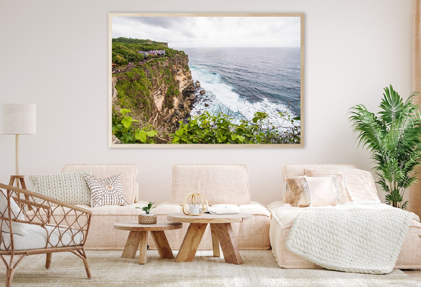 Uluwatu Temple Rock & Sea View Photograph Home Decor Premium Quality Poster Print Choose Your Sizes