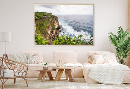 Uluwatu Temple Rock & Sea View Photograph Home Decor Premium Quality Poster Print Choose Your Sizes
