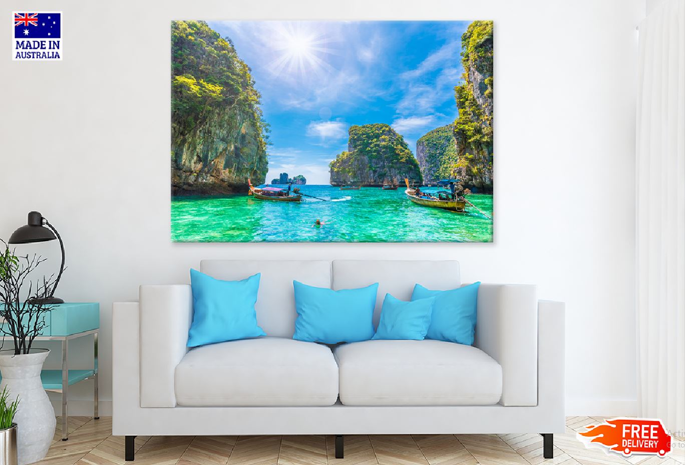 Loh Samah Bay View Photograph Phi Phi Island Print 100% Australian Made