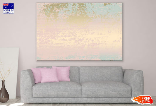 Pink & Gold Abstract Design Print 100% Australian Made