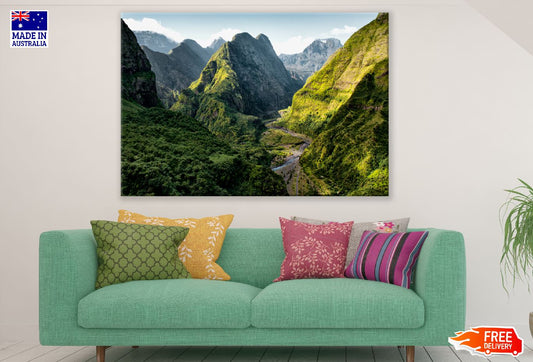 Mountains Scenery View Photograph Print 100% Australian Made