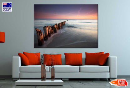 Baltic Sea Coast Sunset Scenery View Photograph Print 100% Australian Made