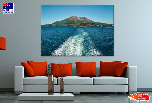 Mountainous Landscape Island View Photograph Print 100% Australian Made