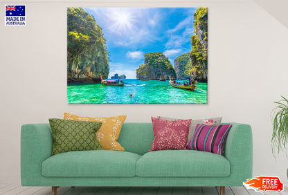 Loh Samah Bay View Photograph Phi Phi Island Print 100% Australian Made
