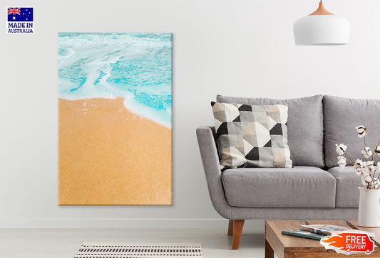 Soft Wave & Sand View Photograph Print 100% Australian Made