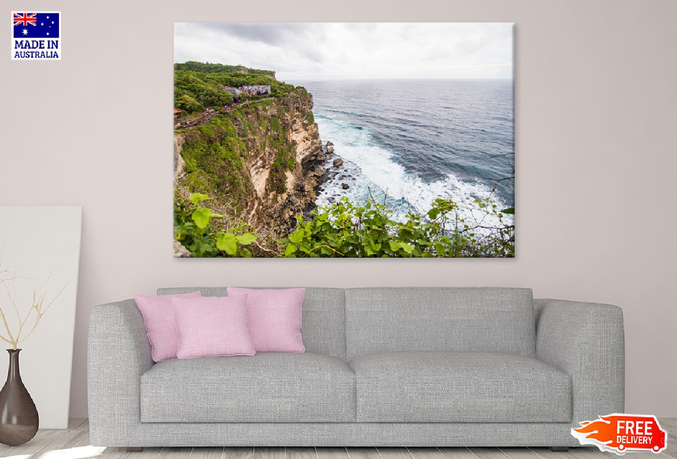 Uluwatu Temple Rock & Sea View Photograph Print 100% Australian Made