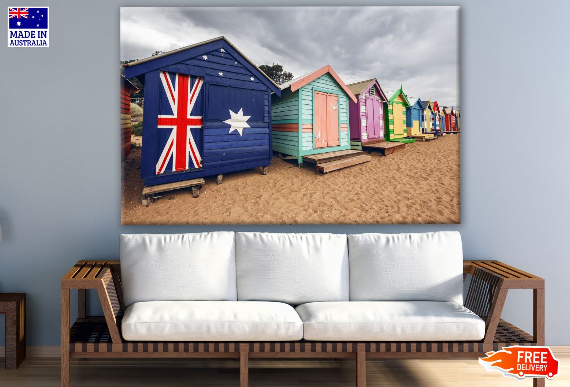 Colorful Beach Houses Photograph Print 100% Australian Made