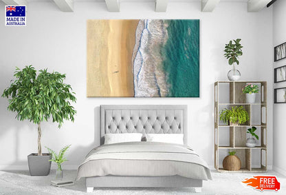 Gold Coast Sea Waves Aerial View Photograph Print 100% Australian Made