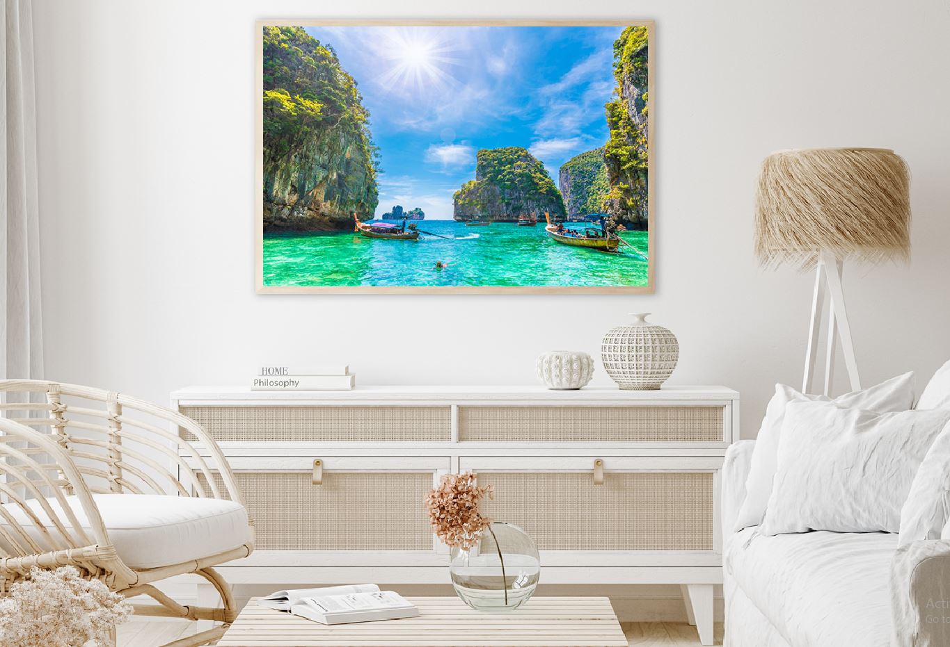 Loh Samah Bay View Phi Phi Island Photograph Home Decor Premium Quality Poster Print Choose Your Sizes