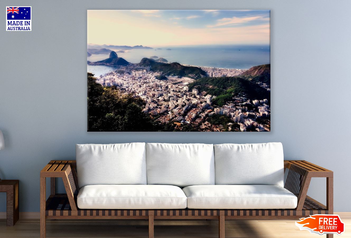 Botafogo Beach Rio de Janeiro, Brazil Photograph Print 100% Australian Made