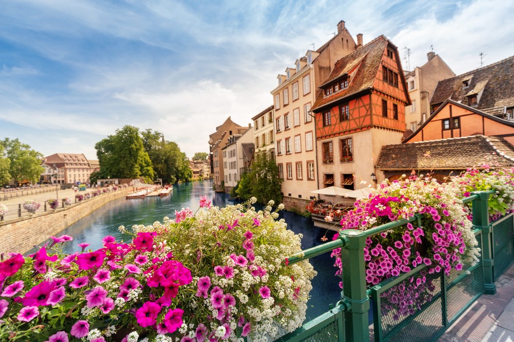 Canal Near Houses View Photograph Home Decor Premium Quality Poster Print Choose Your Sizes