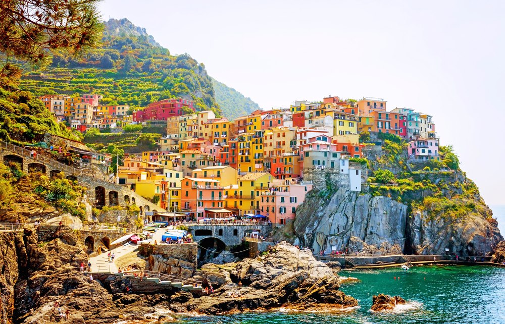 Stunning Houses Sea View Scenery Home Decor Premium Quality Poster Print Choose Your Sizes