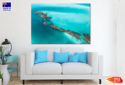 Tangalooma Wrecks Moreton Island View Photograph Print 100% Australian Made