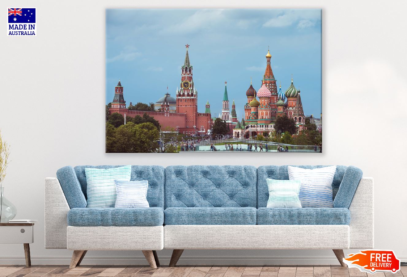 St. Basil's Cathedral Red Square in Moscow Photograph Print 100% Australian Made
