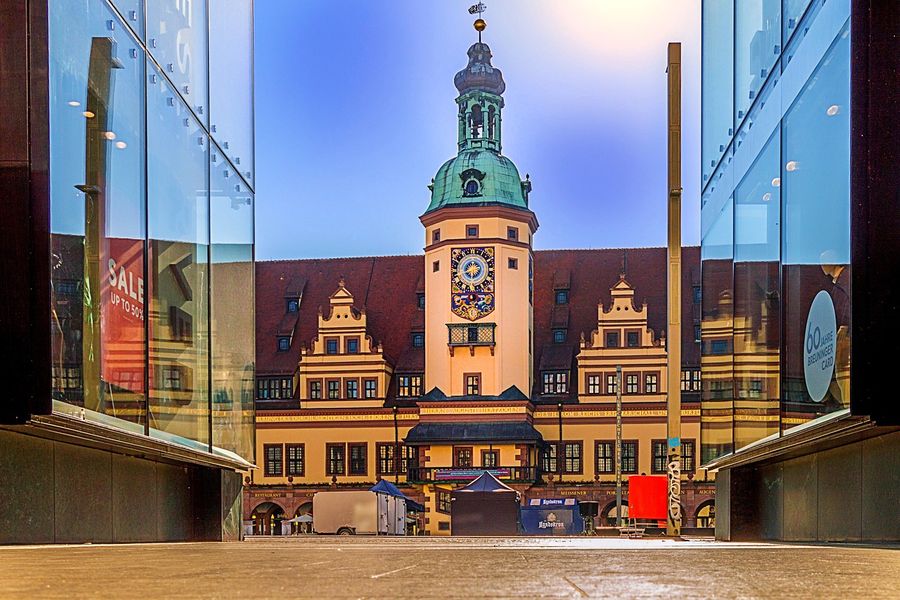 Leipzig old Town Hall Photograph, Germany Print 100% Australian Made