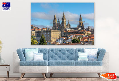 Cathedral of Santiago de Compostela in Galicia, Spain Photograph Print 100% Australian Made