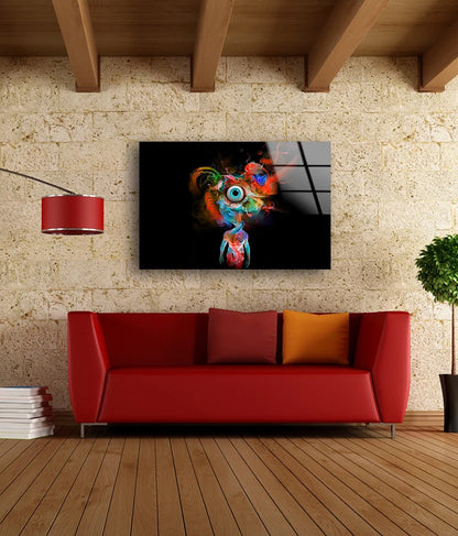 Eye Abstract Colorful Design Acrylic Glass Print Tempered Glass Wall Art 100% Made in Australia Ready to Hang