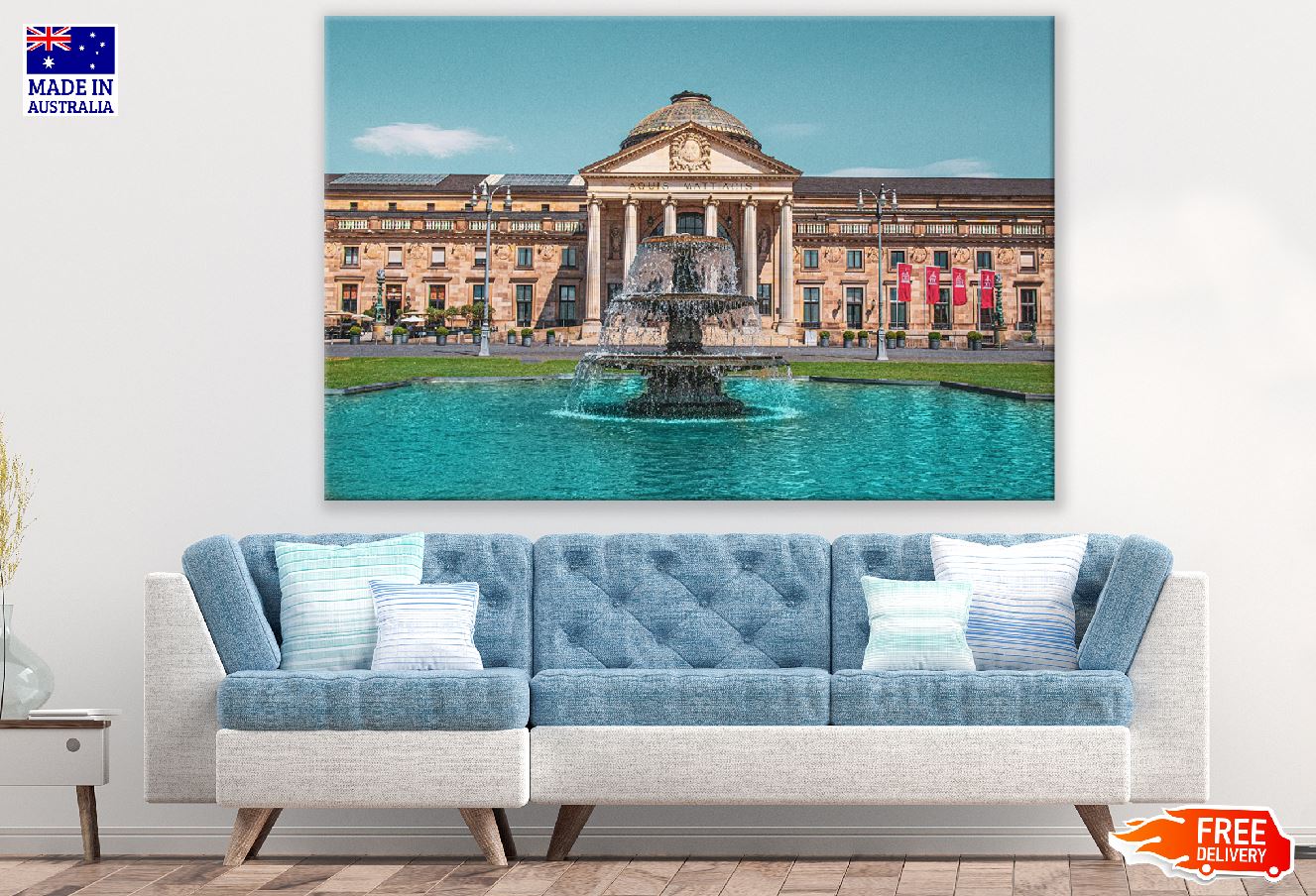 Kurhaus Wiesbaden Photograph Germany Print 100% Australian Made