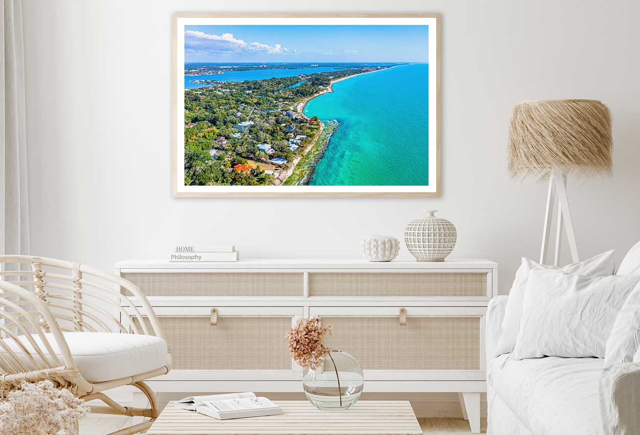 Siesta Key Beach View Photograph Sarasota Florida Home Decor Premium Quality Poster Print Choose Your Sizes