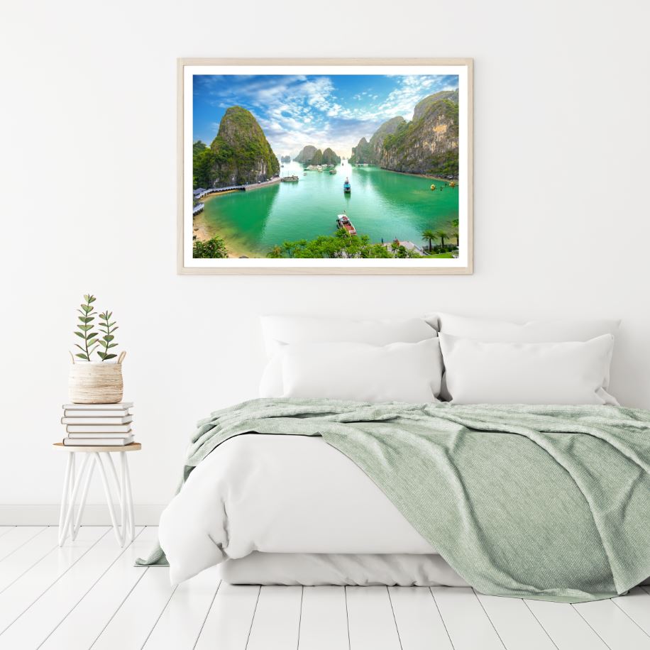 Sea & Islands Scenery Photograph Home Decor Premium Quality Poster Print Choose Your Sizes