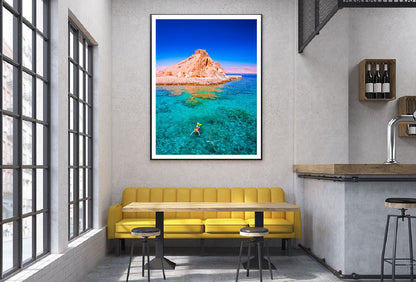 Hurghada Paradise Beach Scenery View Photograph Home Decor Premium Quality Poster Print Choose Your Sizes