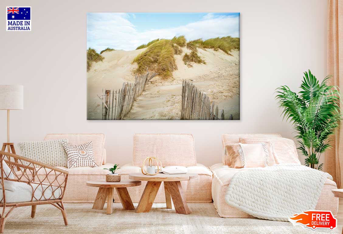 Sand Dunes & Beach Path View Photograph Print 100% Australian Made