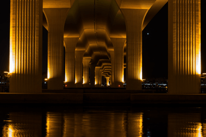 Bridge Nighttime View Print 100% Australian Made