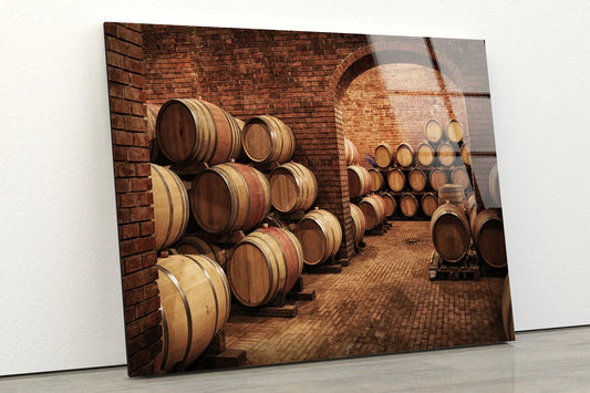 Barrels Photograph Acrylic Glass Print Tempered Glass Wall Art 100% Made in Australia Ready to Hang