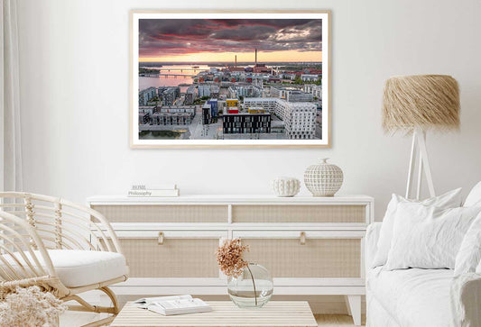 Jatkasaari & Ruoholahti Helsinki View Photograph Home Decor Premium Quality Poster Print Choose Your Sizes