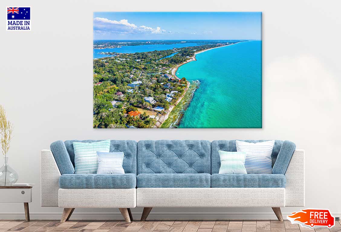 Siesta Key Beach View Photograph Sarasota Florida Print 100% Australian Made