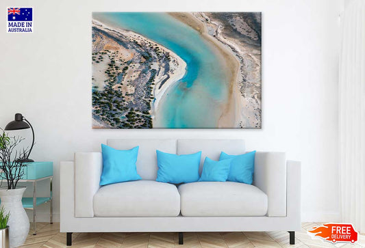 Blue & Green Peron Park Aerial View Photograph Print 100% Australian Made