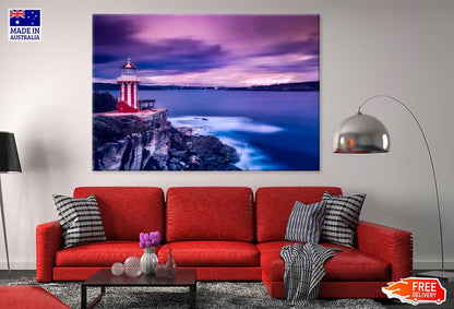 North Head Lighthouse Sea Sunset Photograph Print 100% Australian Made