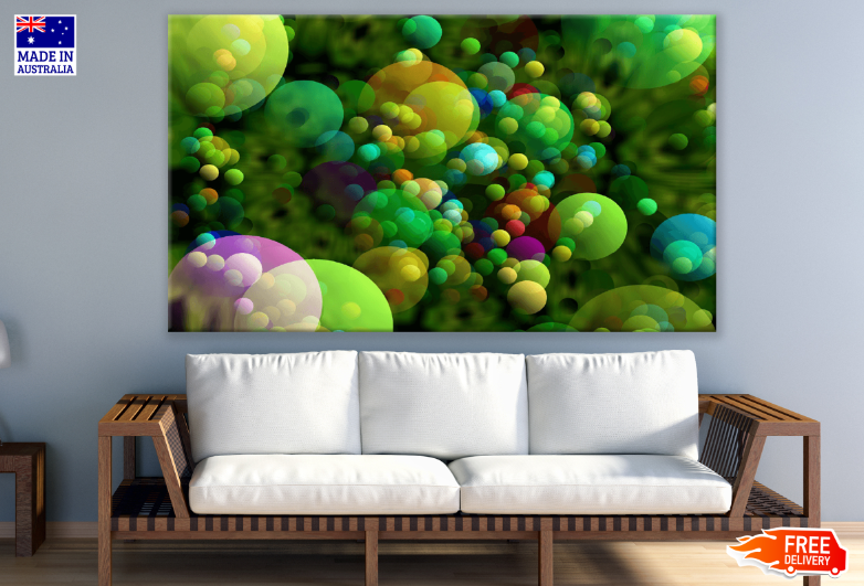 Colorful Abstract Design Print 100% Australian Made