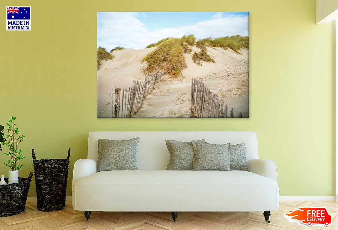 Sand Dunes & Beach Path View Photograph Print 100% Australian Made